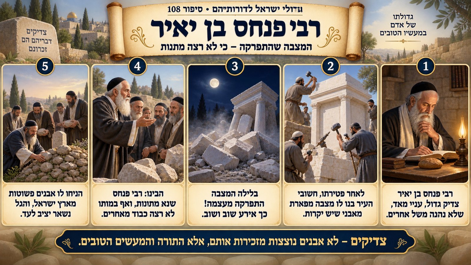 תמונת סיכום — רבי פנחס בן יאיר: רבי פנחס בן יאיר